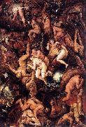 Frans Francken II The Damned Being Cast into Hell oil painting on canvas
